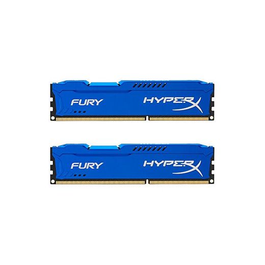 HyperX HX316C10FK2 / 8 Fury, Azul, RAM, DDR3, 8GB