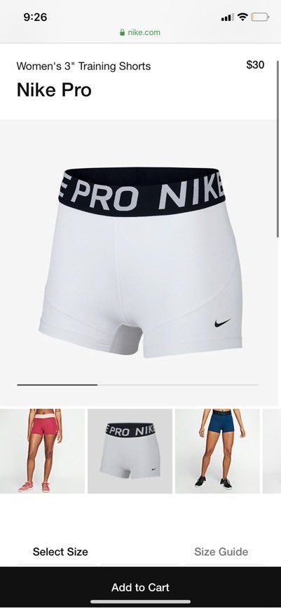 Producto Nike shorts