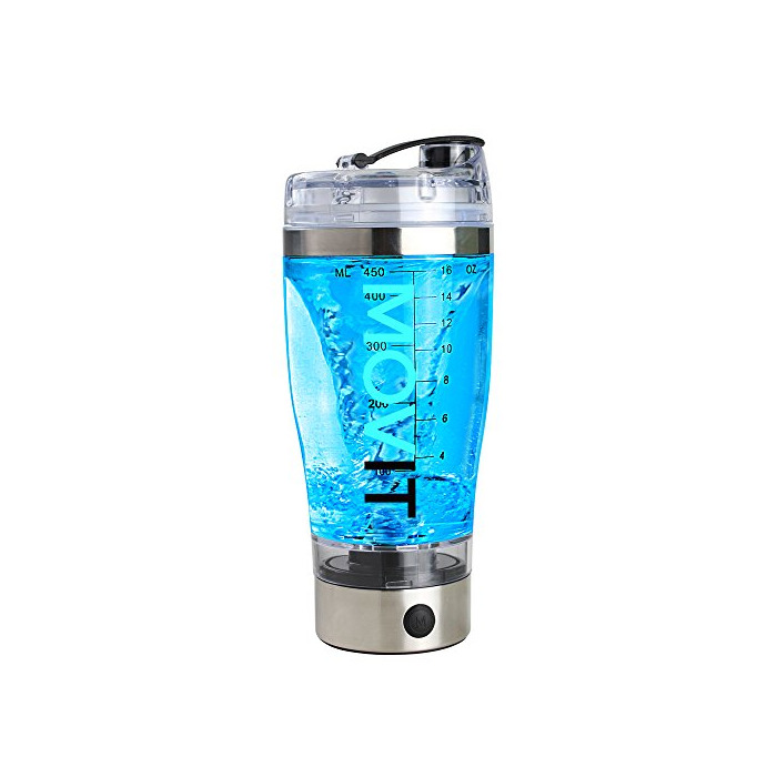 Social Movit Shaker Electrico USB - vaso mezclador proteinas coctelera eléctrica