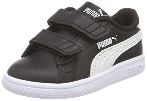 Moda Puma Smash V2 L V Inf, Zapatillas Unisex Niños, Negro