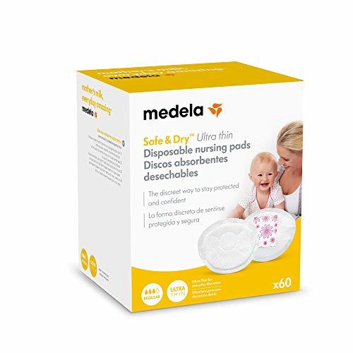 Producto Medela Discos absorbentes desechables Safe & Dry™ Ultra thin 60 unidades -