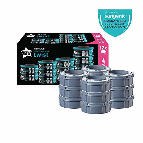 Producto Tommee Tippee Sangenic Recambios Sistema avanzado para desechar pañales Twist & Click,