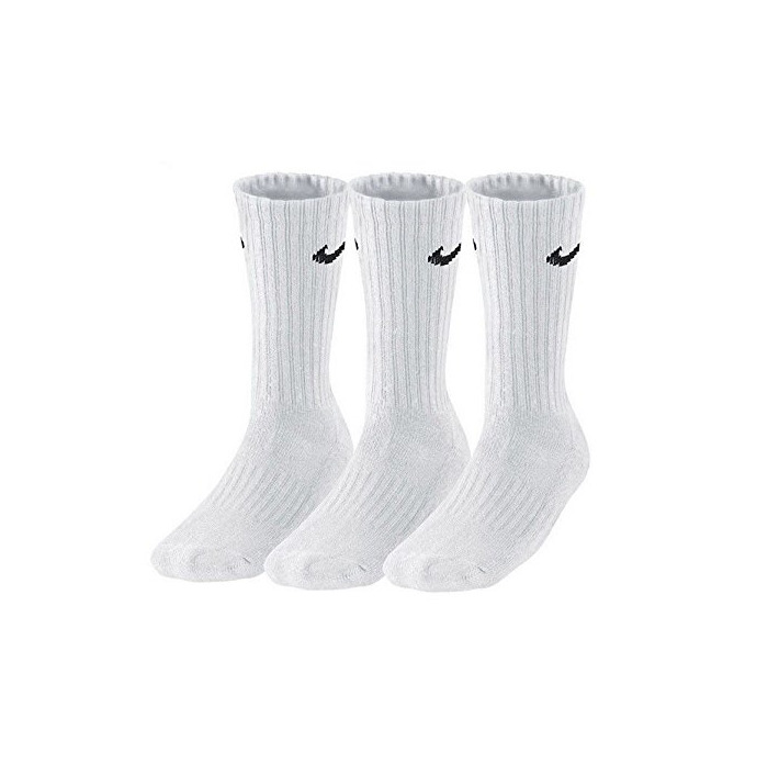 Moda Nike 3Ppk Value Cotton Crew - Calcetines unisex