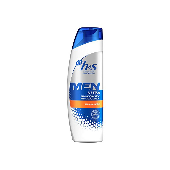 Belleza H&S Men Ultra Champú Anticaspa Prevención Caída - Pack con 6 x