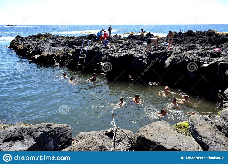 Place Ponta Da Ferraria natural swimming pool