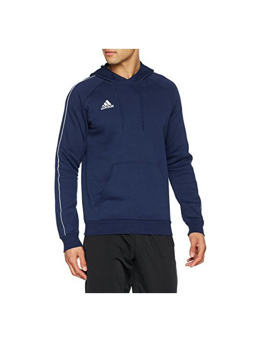 Fitness adidas Core18 Hoody Sudadera con Capucha, Hombre, Azul