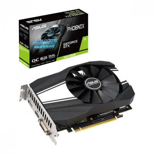 Placa Gráfica Asus GeForce GTX 1660 SUPER Phoenix 6GB OC