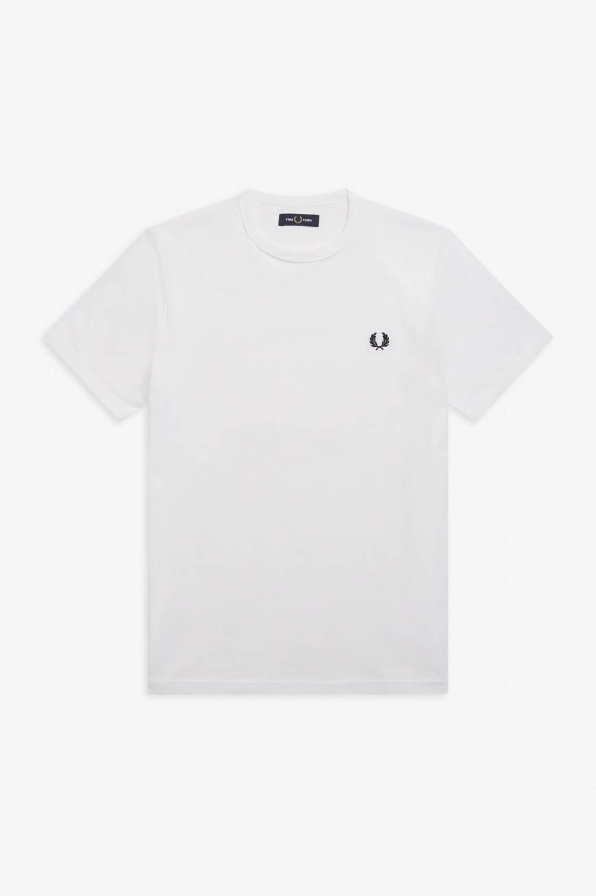 Fashion T-shirt Fred Perry branca 