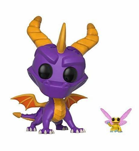 Funko- Pop Games The Dragon-Spyro and Sparx Figura de Vinilo, Multicolor