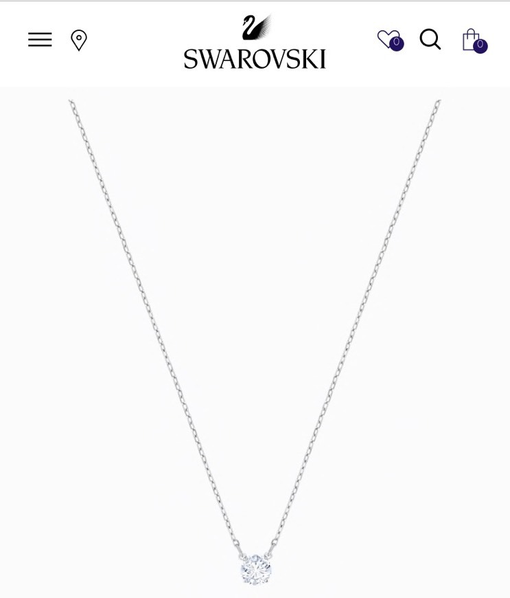 Fashion Colar da swarovski