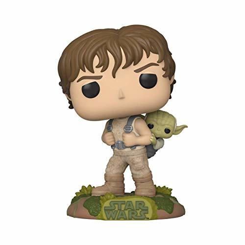 Funko- Pop Vinyl: Star Wars-Training Luke with Yoda Figura Coleccionable, Multicolor