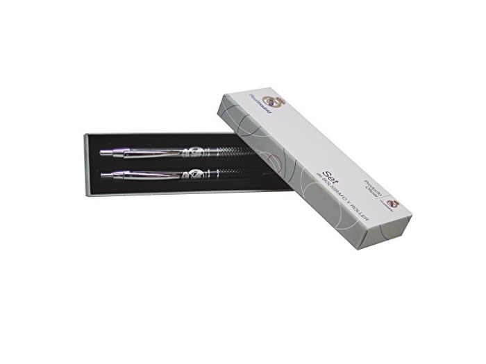 Product Real Madrid SET-26-RM Set Bolígrafo y Roller Metal