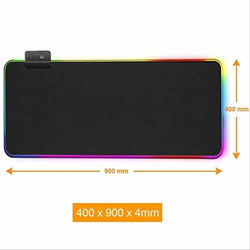 Social xuelongs RGB Extended Gaming Mouse Pad Alfombrilla de ratón Grande Soft Led