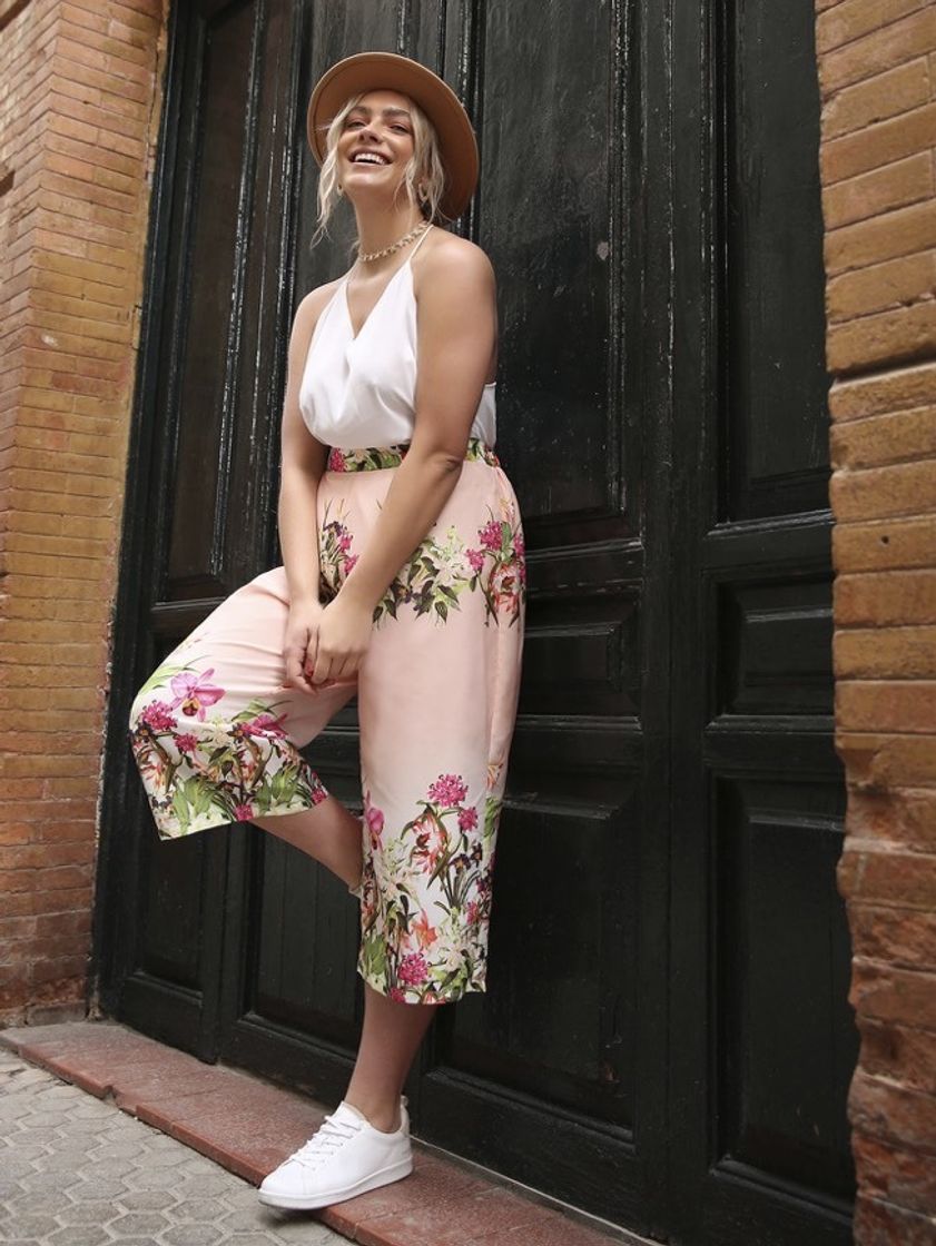 Moda Pantalones con estampado floral