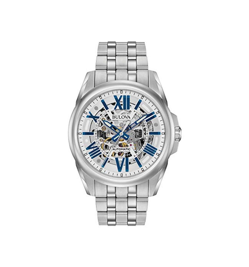 Producto Bulova Reloj Analógico para Hombre de Automático con Correa en Acero Inoxidable 96A187