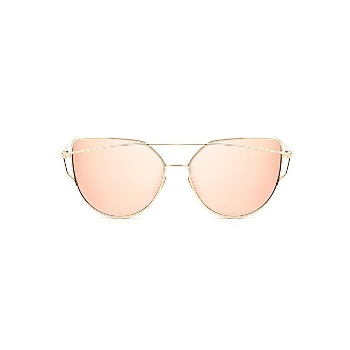 Book Forepin® Gafas de Sol Mujer y Hombre Polarizadas Moda Marca Metal UV400 Lentes de Protección Planos Espejo Con Estilo Ojo de Gato