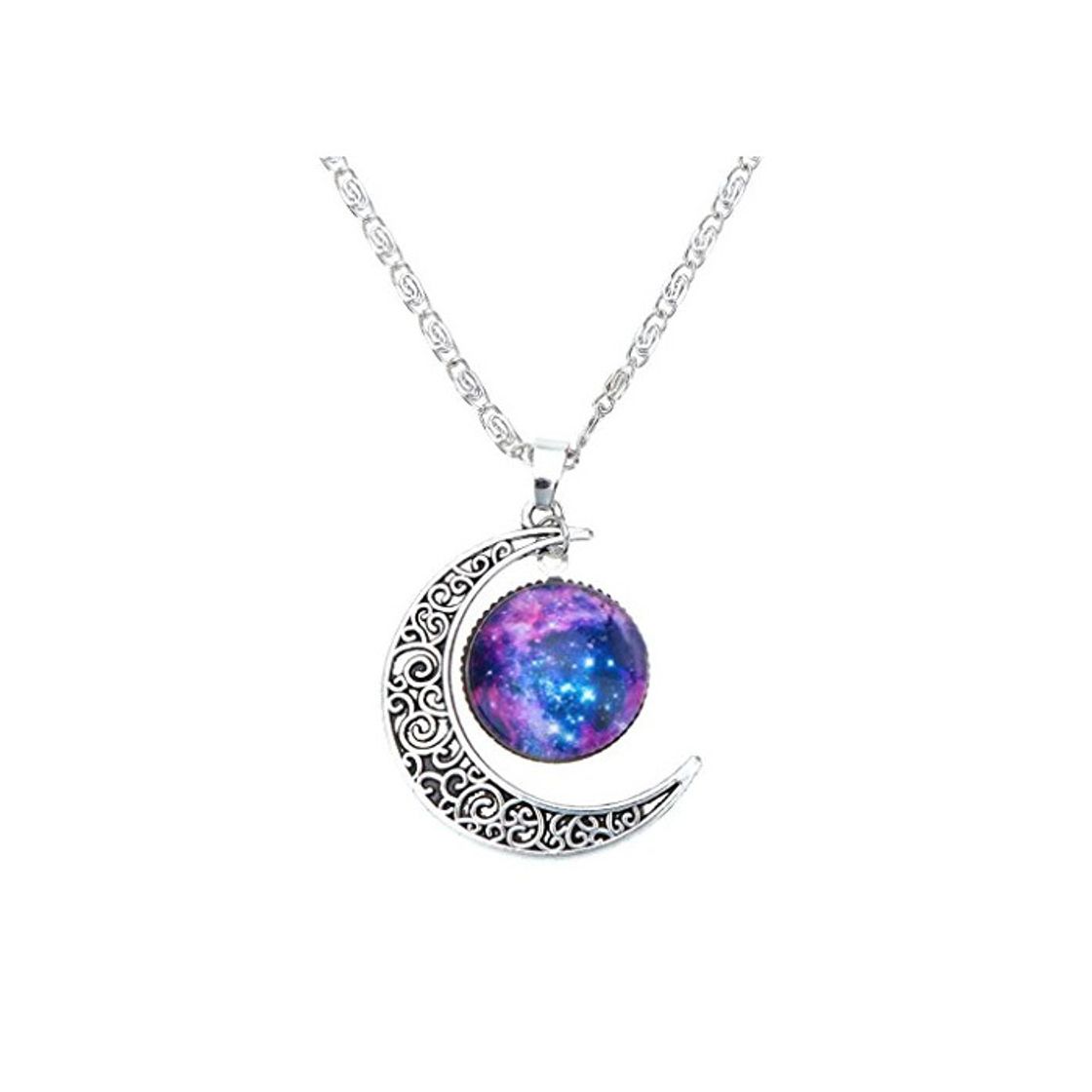 Social Collar Cadena Ajustable Colgante Luna Creciente Joyería Regalo para Mujer Moda Color