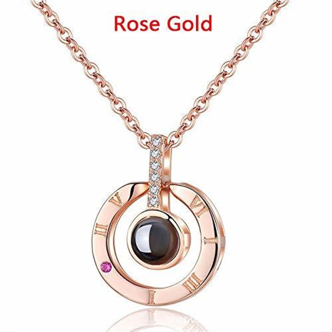 Social 1PC Collar Proyectivo 100 Idiomas Expreso I Love You Creative Regalo Collar