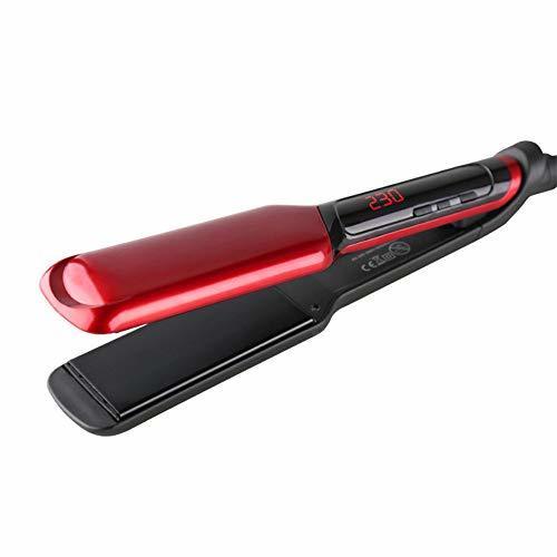 Beauty ZJJGRASS Enderezadora del Pelo Irons Pantalla LED Cerámica Plana de Hierro Anchas Placas Chapinha