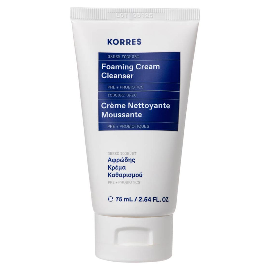 Moda KORRES Greek Yoghurt Foaming Cream Cleanser 75ml 