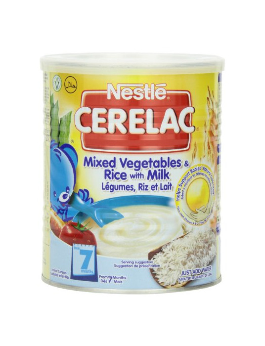 Producto Nestle Cerelac Mixed Vegetables & Rice w/ Milk