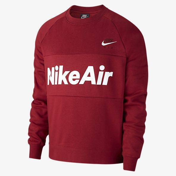 Social Men's fleece crew Nike air 