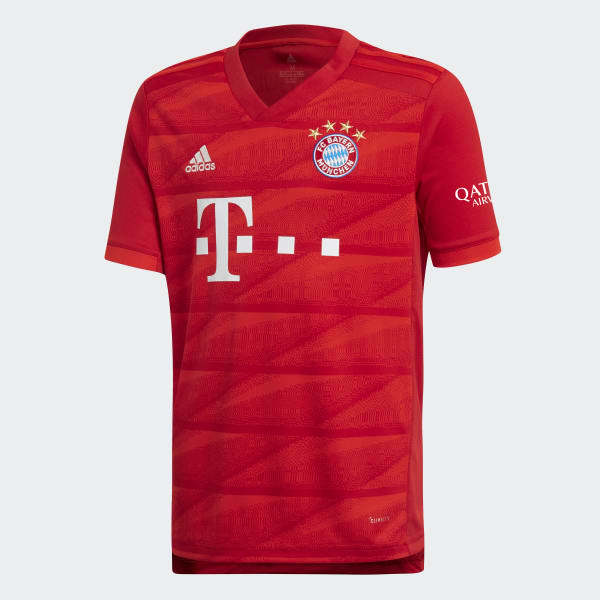 Fashion adidas Camisola Principal do FC Bayern München - Vermelho ...