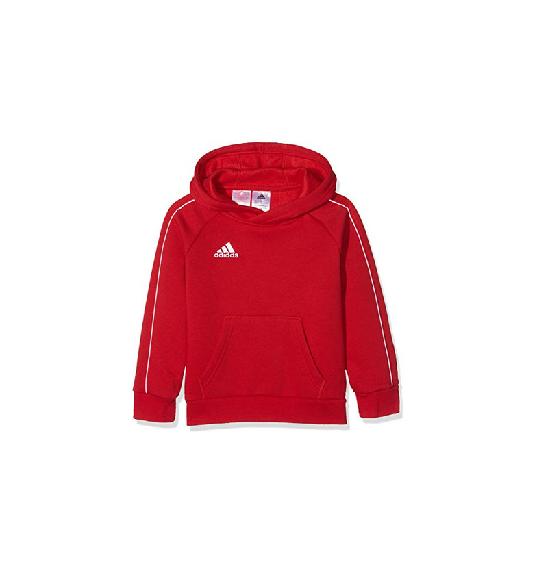 Fitness adidas Core18 Hoody Sudadera con Capucha, Unisex Niños, Rojo