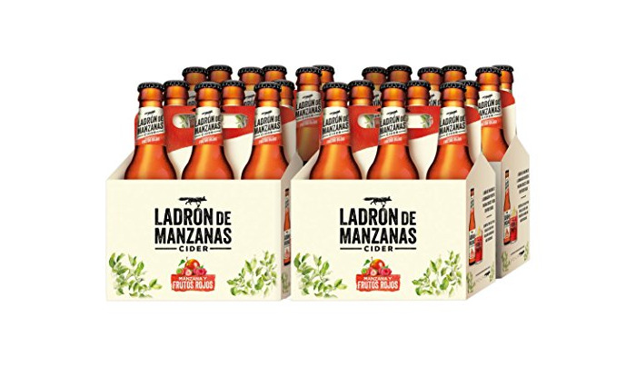 Producto Ladrón de Manzanas Red Berries Cider - 4 Packs de 6 Botellas