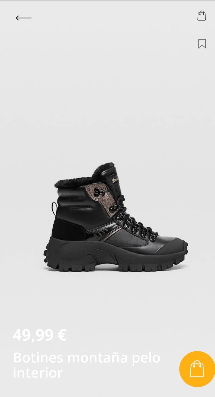 Social Botin trekking Stradivarius 