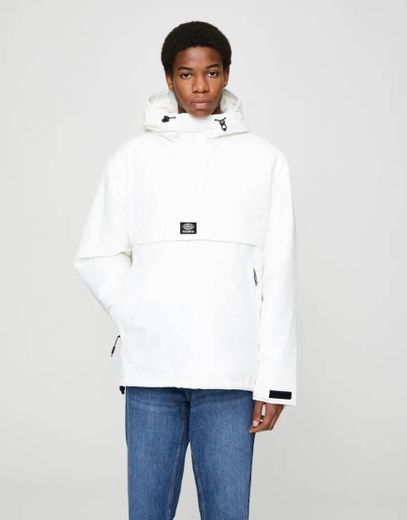 Social Blusão canguru com logótipo bordado

