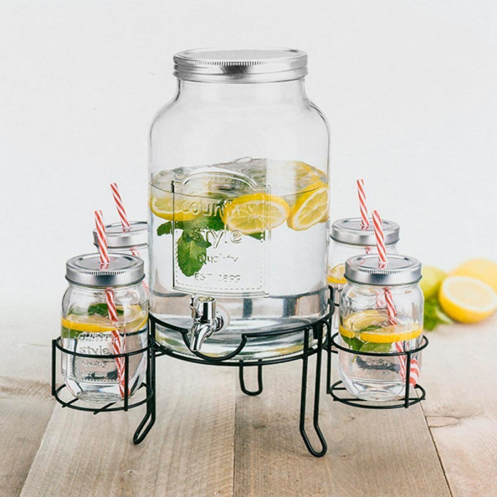 Social SET BEBIDAS Y 4 TARROS 4.5L