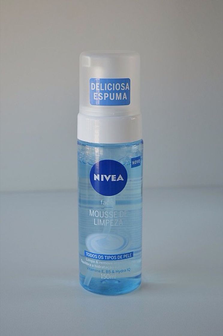 Moda mousse de limpeza nivea