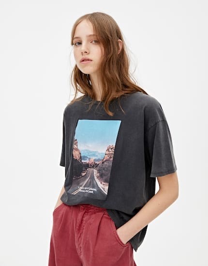 T-shirt da pull and bear