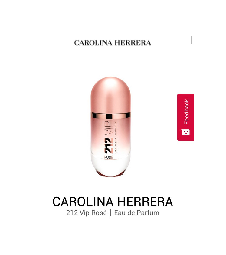 Producto Carolina Herrera vip rose