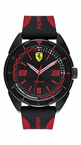 Scuderia Ferrari Reloj Analógico para Hombre de Cuarzo con Correa en Silicona