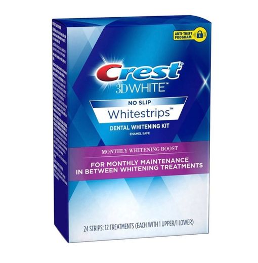 Crest 3D White Monthly Whitening Boost Dental Kit 24 Tiras
