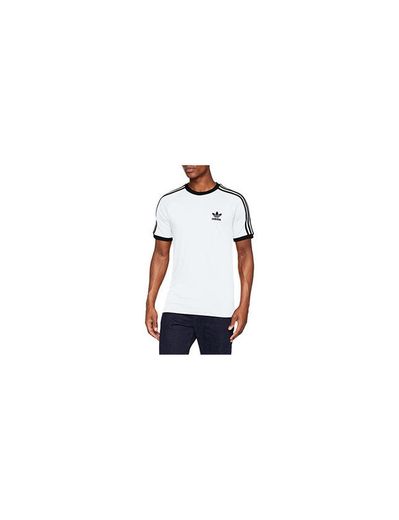 adidas 3-Stripes tee Camiseta, Hombre, Blancio