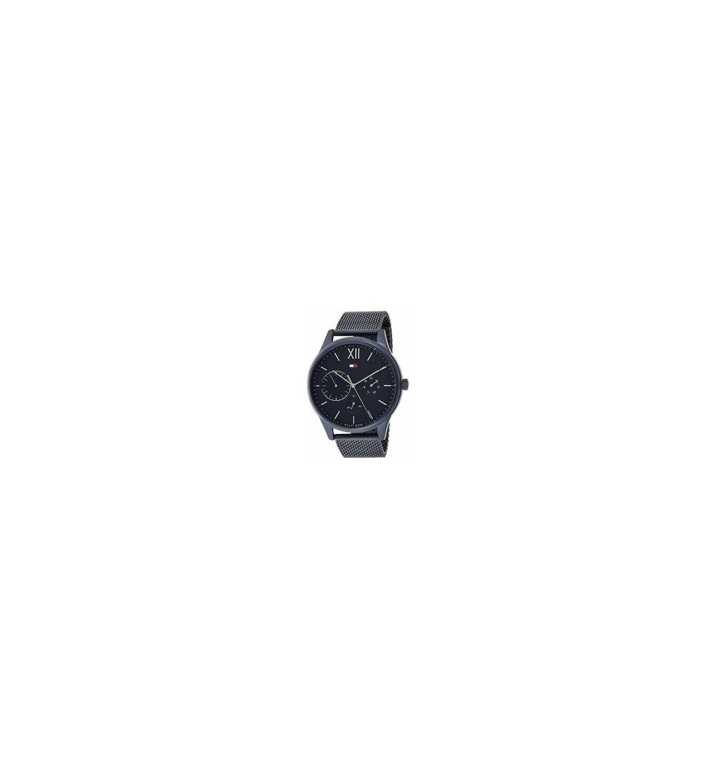 Social Tommy Hilfiger Reloj Multiesfera para Hombre de Cuarzo con Correa en Acero