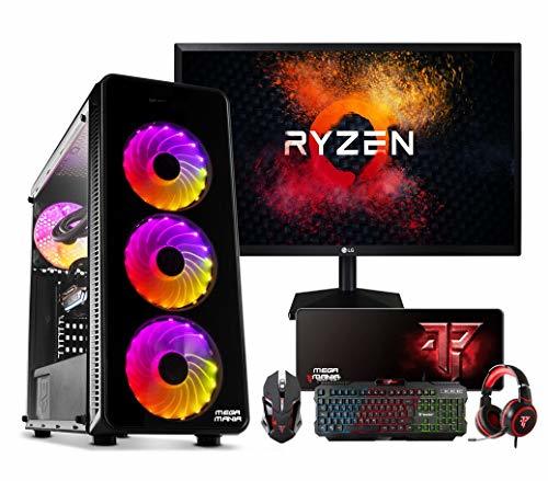 Producto Megamania PC Gaming AMD Ryzen 5 3400G, Ordenador de sobremesa 4.2GHz Turbo