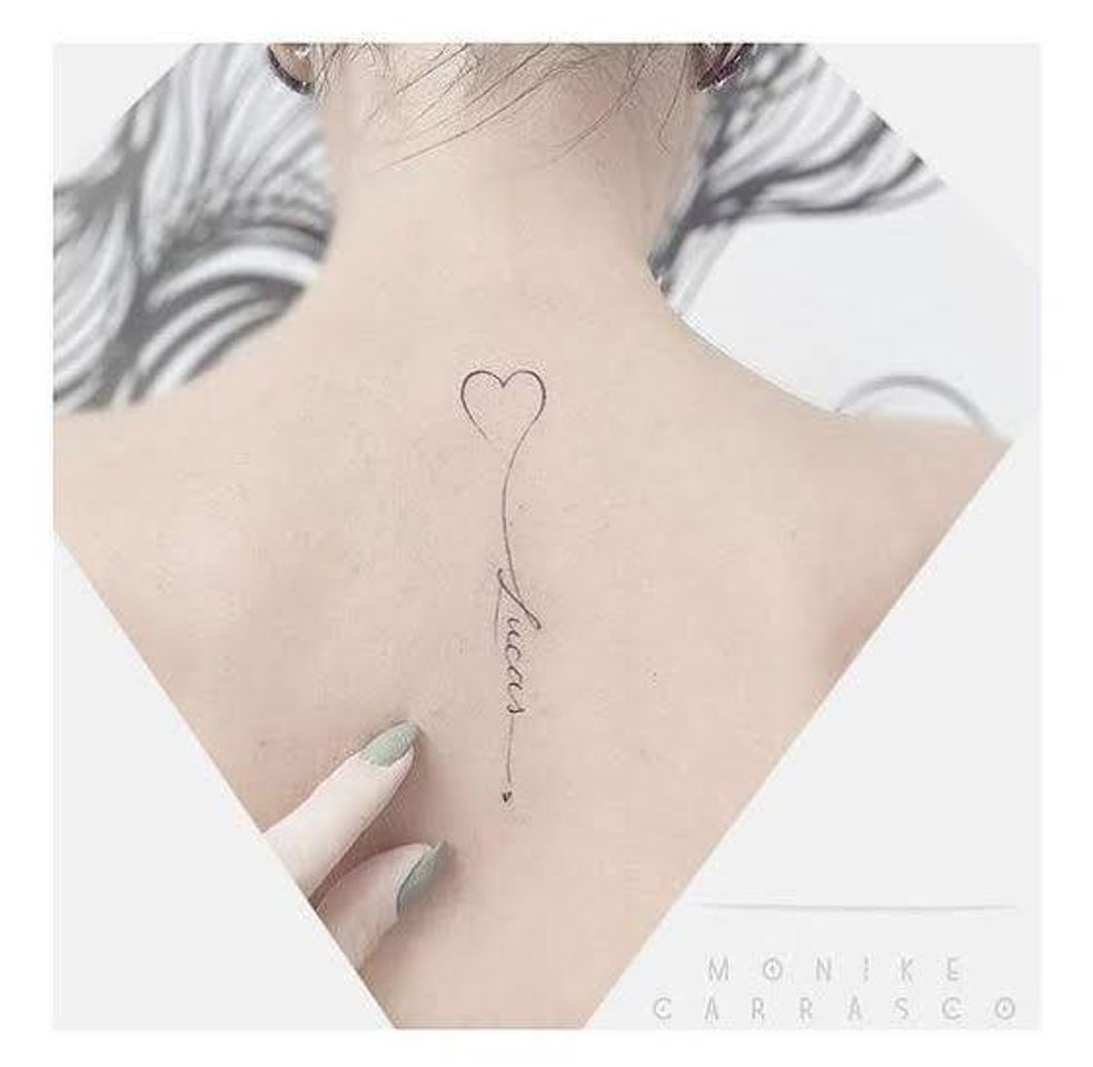 Fashion Tattoo minimalista feminina 