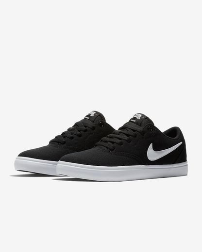 Nike SB Check Solarsoft, Zapatillas de Skateboarding para Hombre, Negro