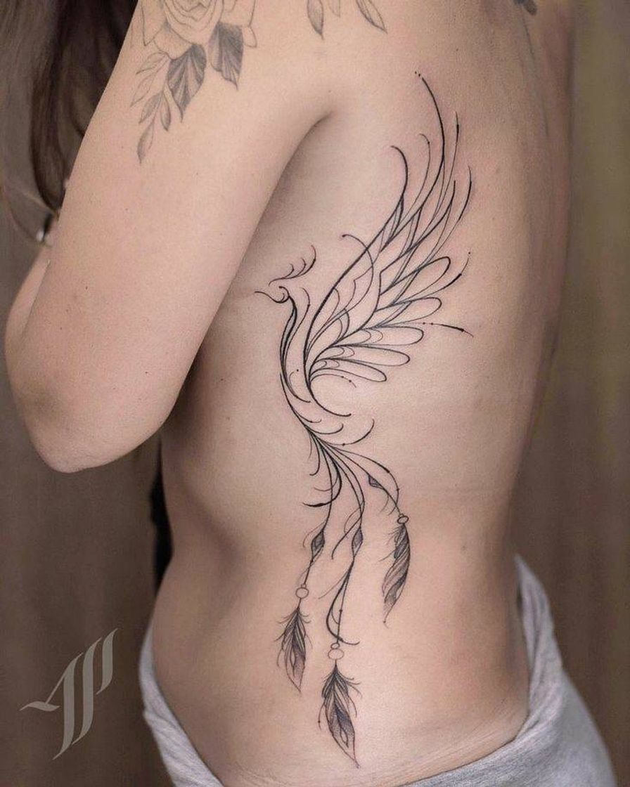 Moda Tatuagem Fênix