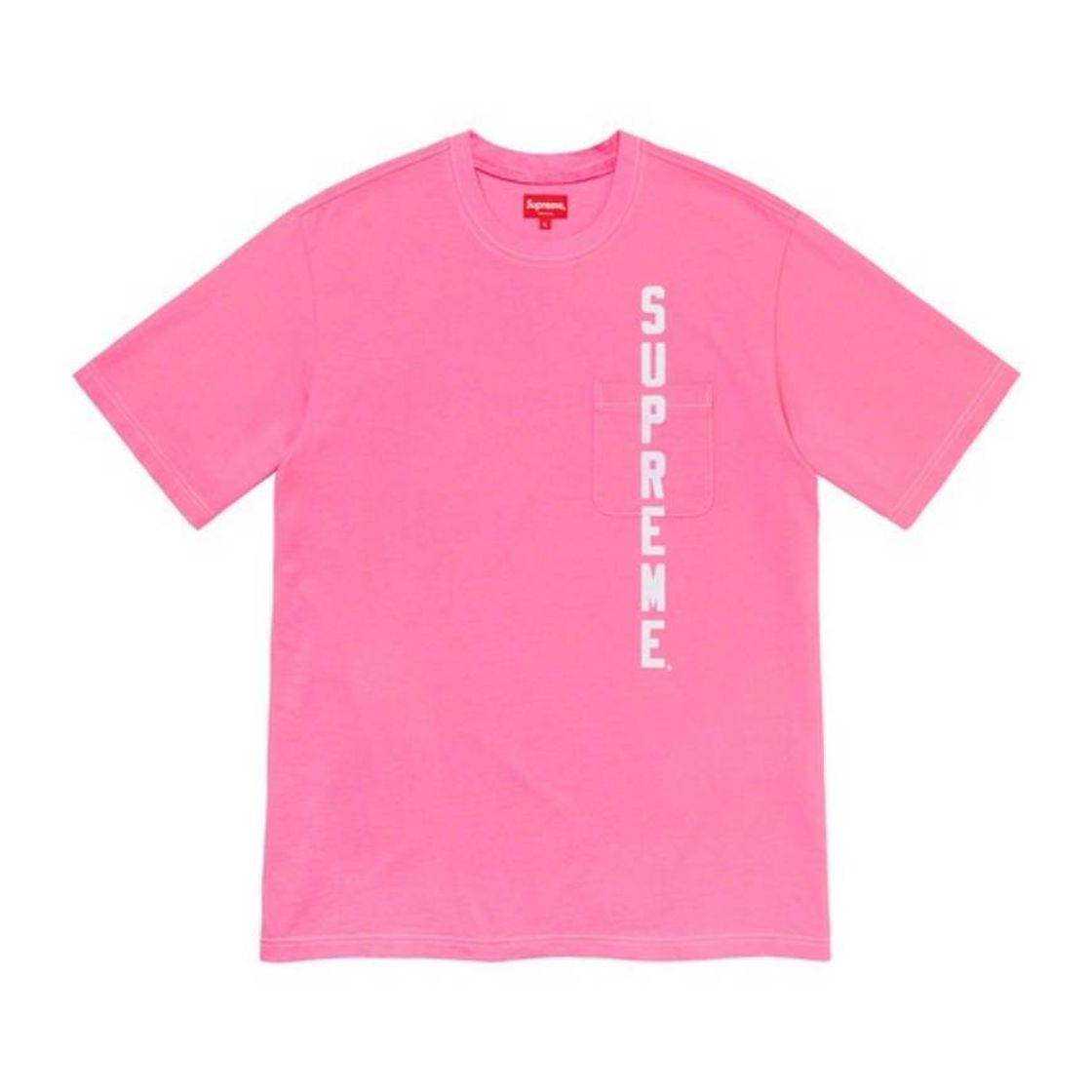 Moda Supreme Contrast Stitch Pocket Tee 5