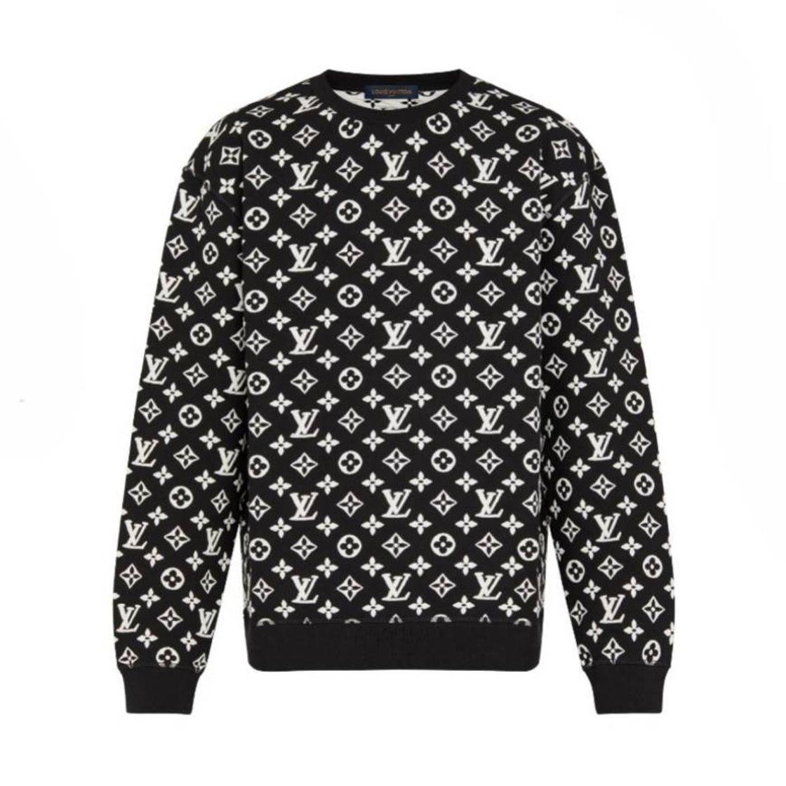 Moda Louis Vuitton Full Monogram Jacquard Crewneck