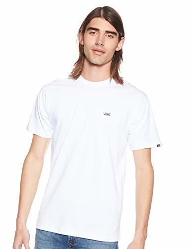 Vans Herren Left Chest Logo Tee T-Shirt, Weiß