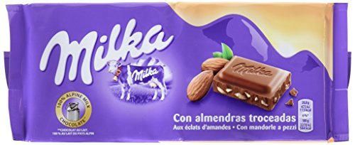 Milka Tableta De Chocolate Leche Y Almendras