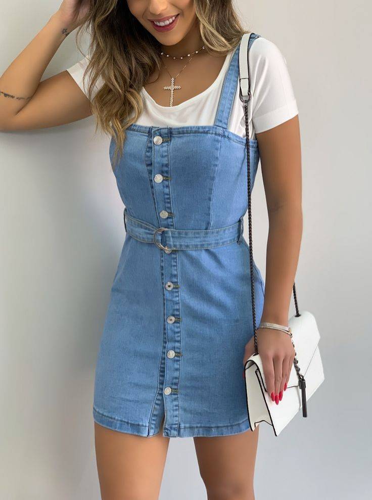 Fashion Vestido jeans 