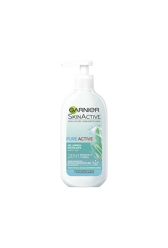 Beauty Garnier Skin Active Jabón Líquido Matificante 2 en 1 para Pieles Mixtas