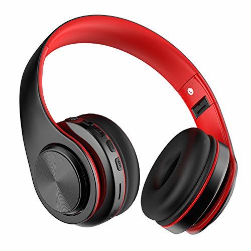 Auriculares inalámbricos Bluetooth, Headphones Plegables con Micrófono, Deportivos Estéreo HiFi Bajos Profundos